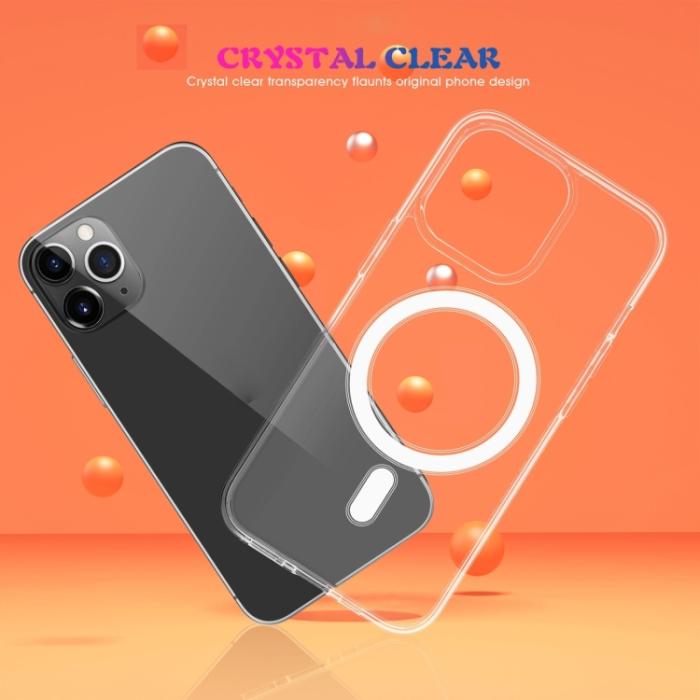 Bild 2, iPhone 15 Pro Max Skal MagSafe Akryl/TPU Transparent