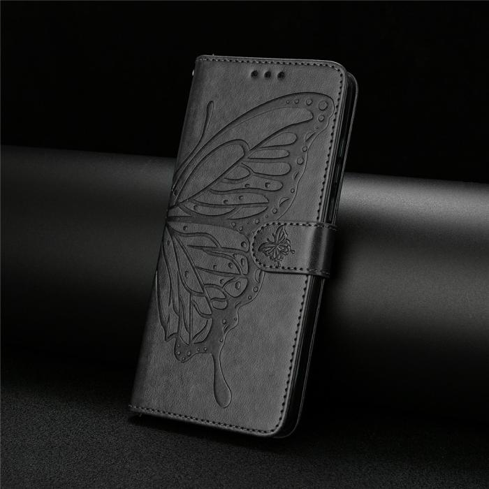 Bild 6, Samsung Galaxy S26 Fodral Fjäril Tryck Svart