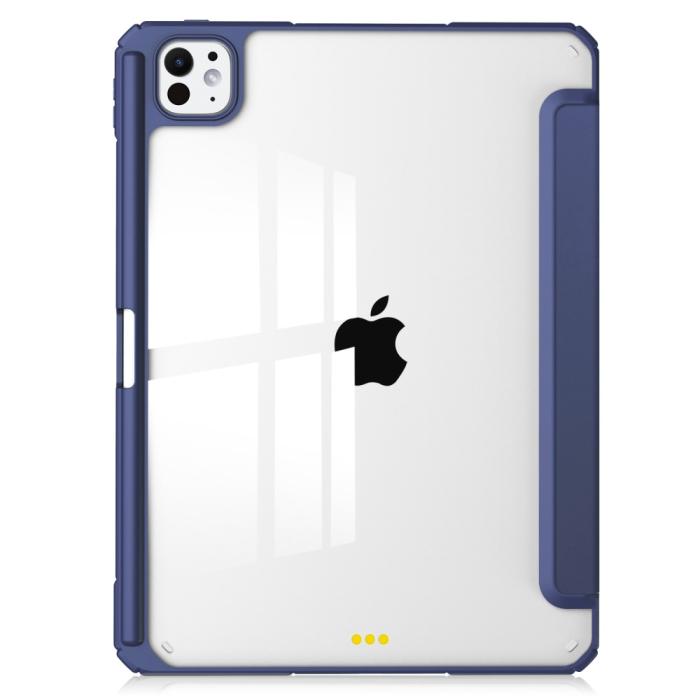 Bild 2, iPad Pro 11 2025/2024 Fodral Hybrid Med Pennhållare Mörk Blå