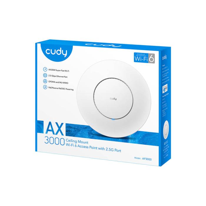 Bild 6, Cudy Acces Point AP3000 AX3000 Gigabit PoE Mesh Vit