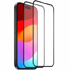 NORTHJO iPhone 17 2-PACK Sk&auml;rmskydd Helt&auml;ckande H&auml;rdat Glas