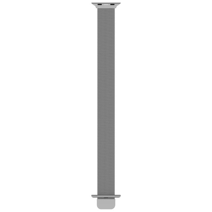 Bild 3, ColorPop Milanese Loop Metall Armband Apple Watch 38/40/41 mm Silver