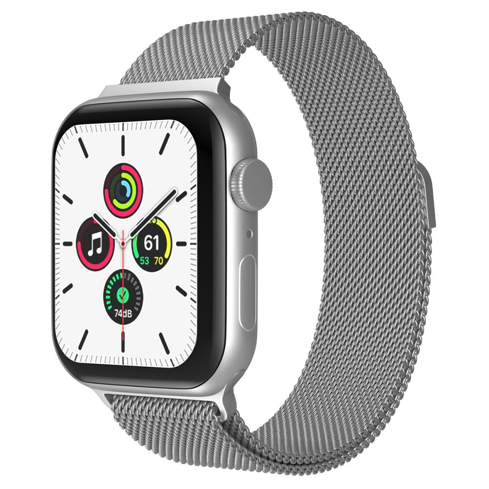 ColorPop Milanese Loop Metall Armband Apple Watch 38/40/41 mm Silver