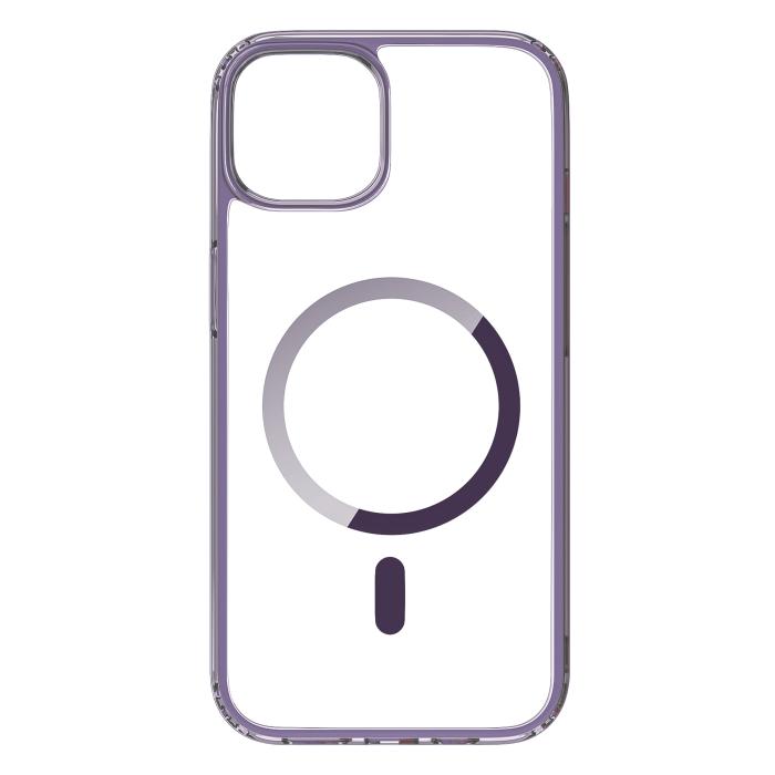 Bild 3, ColorPop iPhone 14 Skal CH MagSafe Transparent/Lila