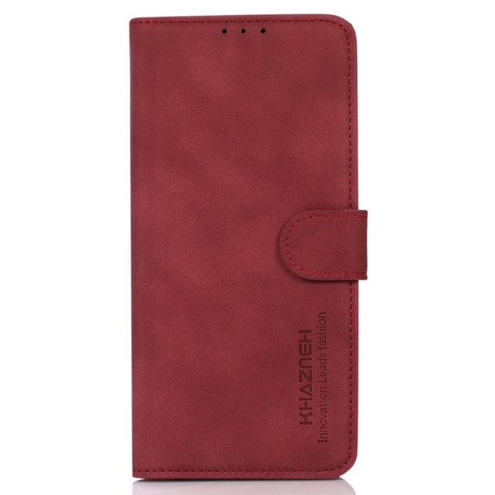 Bild 6, KHAZNEH Motorola Moto G32 Fodral Läder Röd