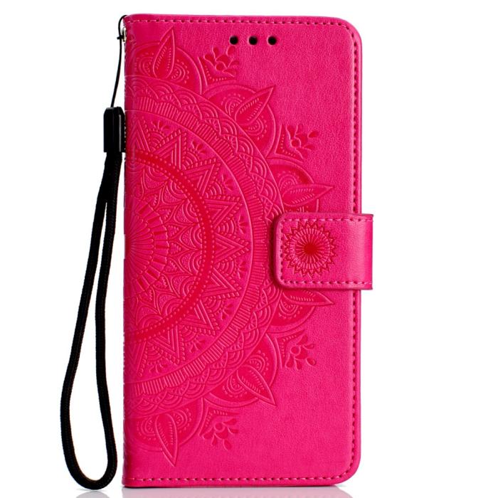 Bild 2, Xiaomi Redmi 9A - Mandala Fodral - Rosa