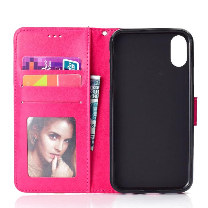 Bild 4, Xiaomi Redmi 9A - Mandala Fodral - Rosa