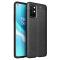 OnePlus 8T / 8T+ - Litchi Textur Skal - Svart