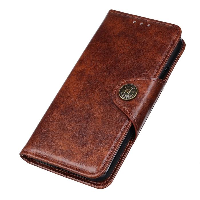 Bild 5, Xiaomi Mi 10T / 10T Pro - KHAZNEH Plånboksfodral - Brun