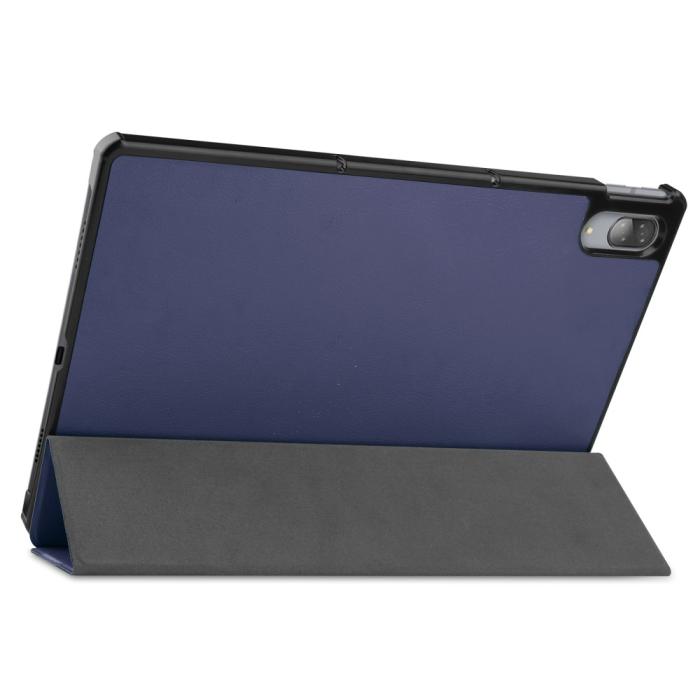 Bild 4, Lenovo Tab P11 Pro - Tri-Fold Läder Fodral - Mörk Blå