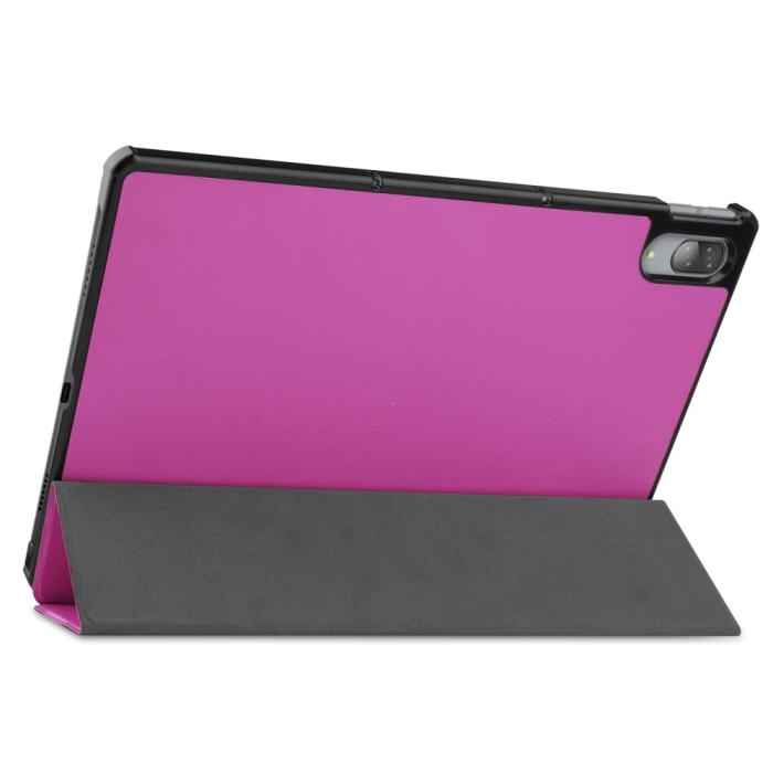 Bild 4, Lenovo Tab P11 Pro - Tri-Fold Läder Fodral - Lila