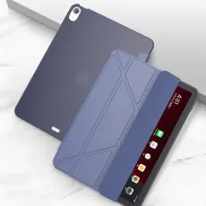 iPad Air 2025-2020 / Pro 11 2018 Fodral Tri-Fold M&ouml;rk Bl&aring;
