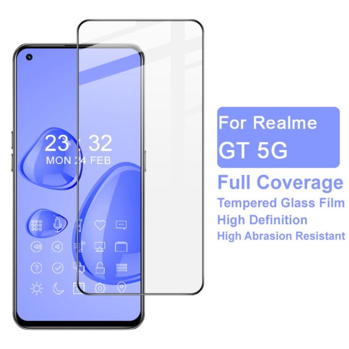 Bild 2, Realme GT 5G - IMAK Pro Heltäckande Skärmskydd I Härdat Glas