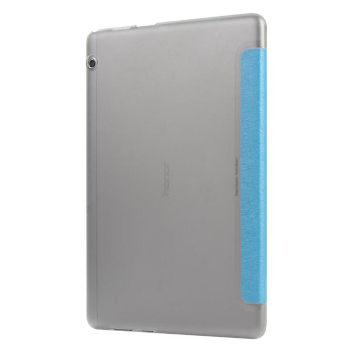 Bild 3, Huawei MediaPad T5 10 - Slimfit Tri-Fold Fodral - Ljus Blå