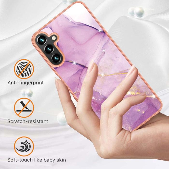 Bild 2, Samsung Galaxy A14 4G/5G Skal Marmor Lila