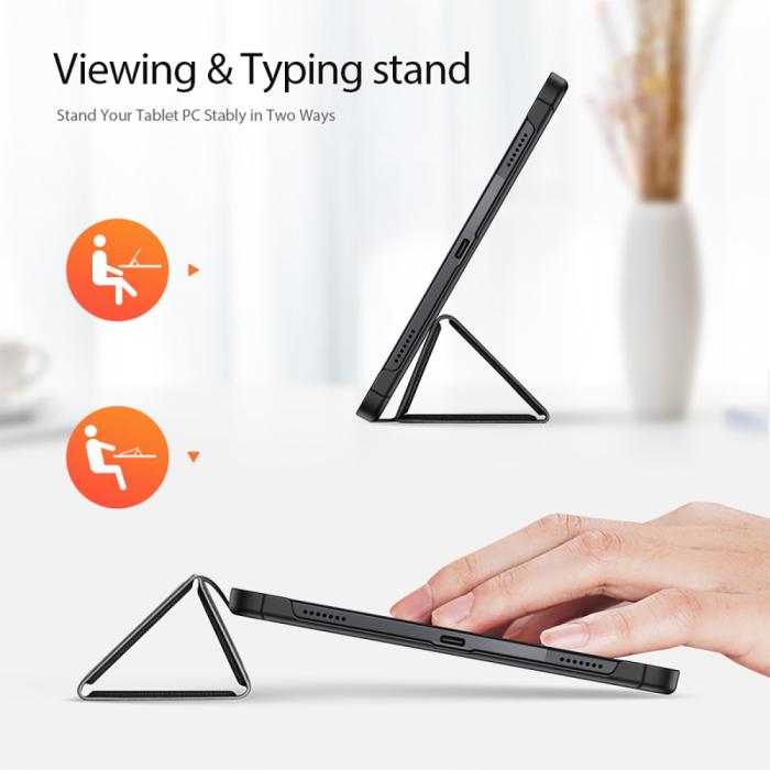 Bild 2, DUX DUCIS Lenovo Tab P11 Pro Gen 2 Fodral DOMO Tri-Fold Svart