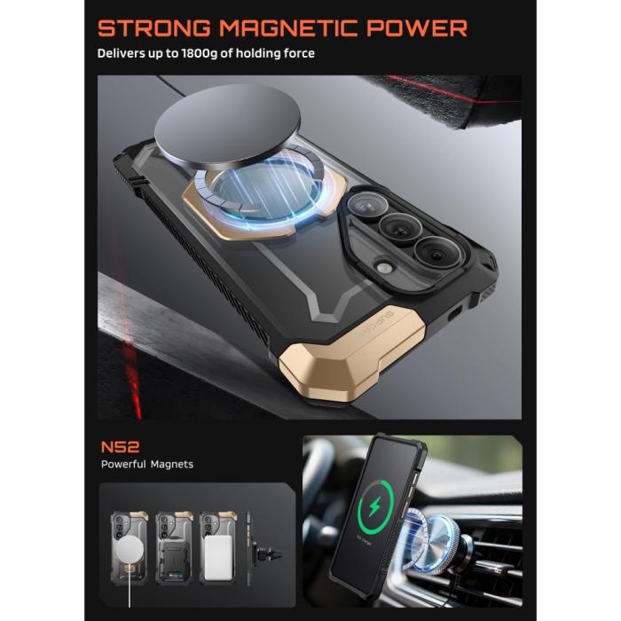 Bild 3, Supcase Samsung Galaxy S26 Skal MagSafe UB Grip Desert