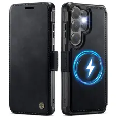 CASEME Samsung Galaxy S26 Ultra Skal RFID Pl&aring;nbok Svart