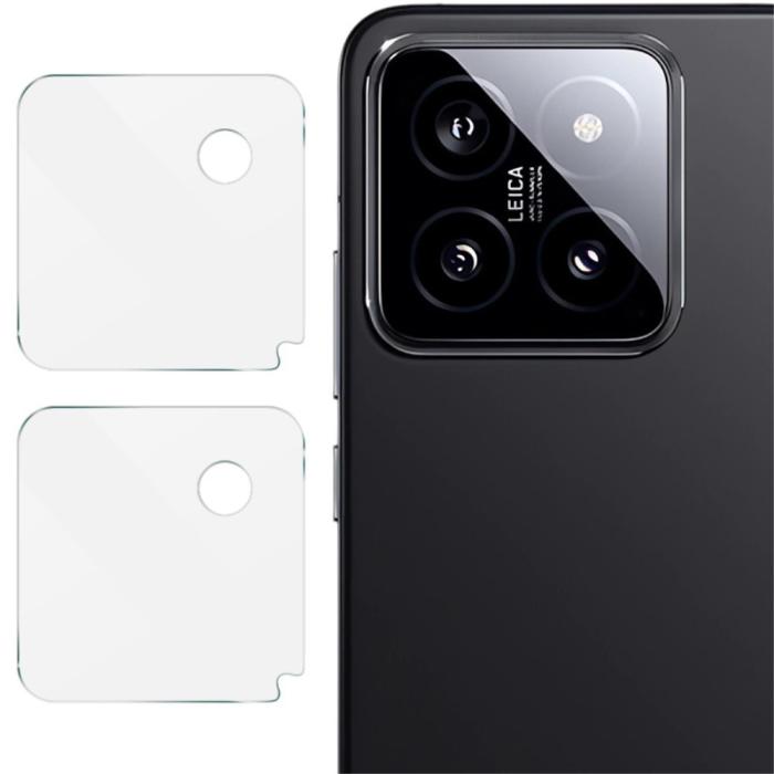 Bild 1, IMAK Xiaomi 14 2-PACK Linsskydd Härdat Glas