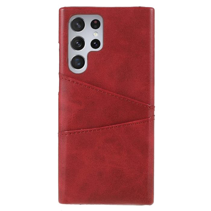 Bild 1, Samsung Galaxy S22 Ultra Skal Med Kortfack Röd