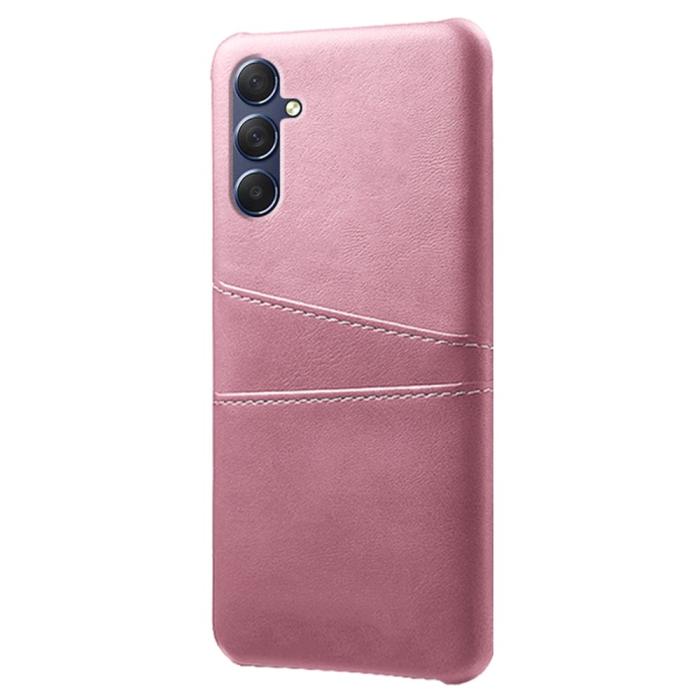 Bild 2, Samsung Galaxy A15 5G Skal Läderbelagt Med Kortfack Roséguld
