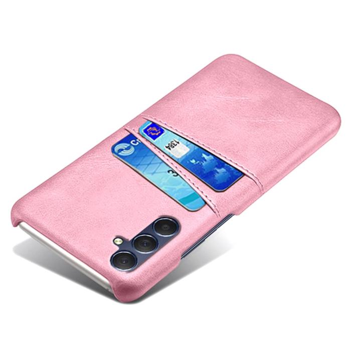 Bild 3, Samsung Galaxy A15 5G Skal Läderbelagt Med Kortfack Roséguld