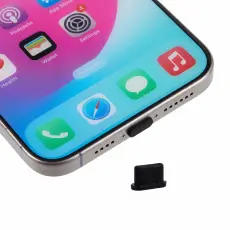 Dammplugg F&ouml;r USB-C Port Silikon Svart