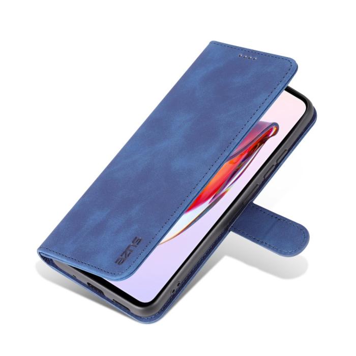 Bild 6, AZNS Xiaomi Redmi 12C 4G Fodral Läder Blå