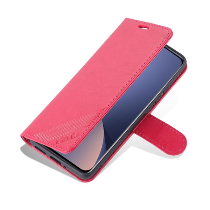 Bild 3, AZNS Xiaomi 12 Fodral Läder Röd