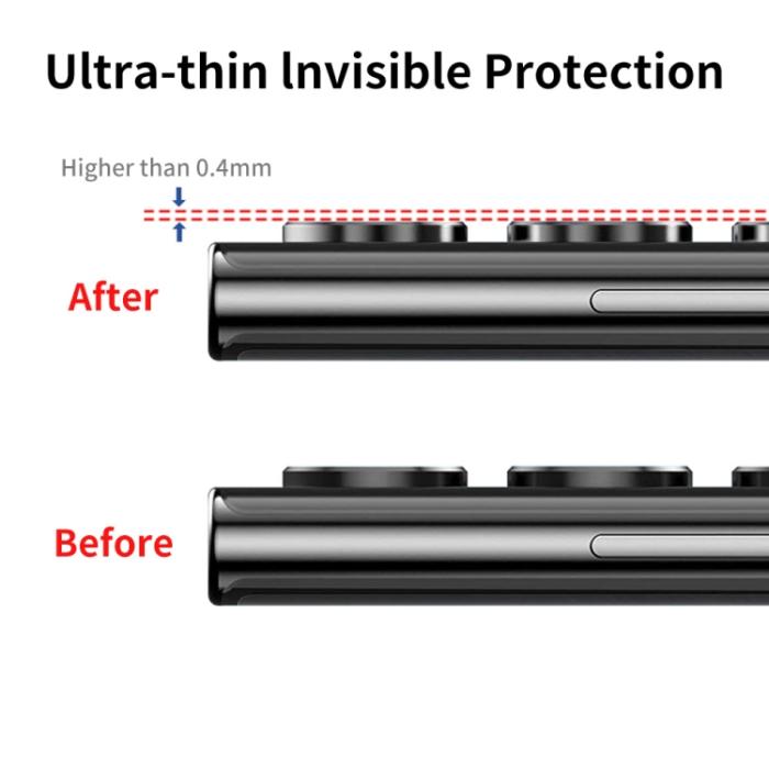 Bild 5, ENKAY Samsung Galaxy S22 / S22 Plus Linsskydd Härdat Glas Svart