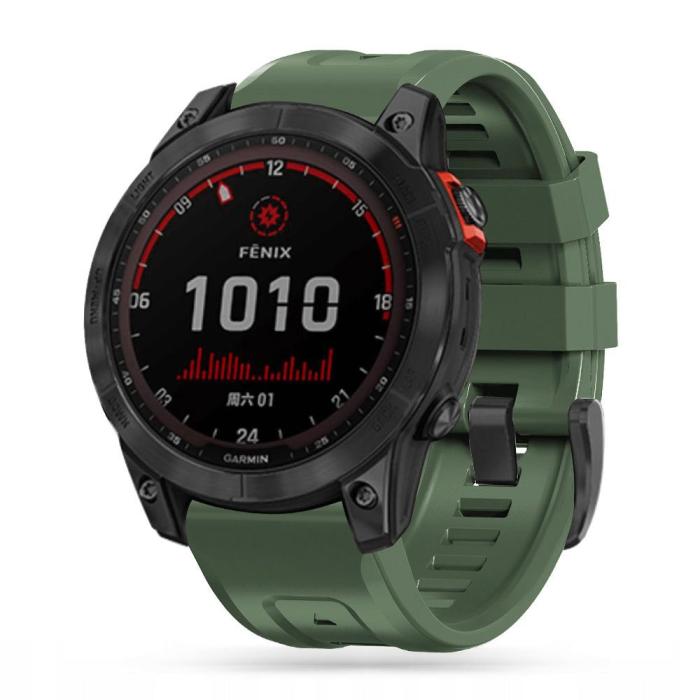 Bild 2, Tech-Protect Garmin Fenix Armband Iconband Army Green