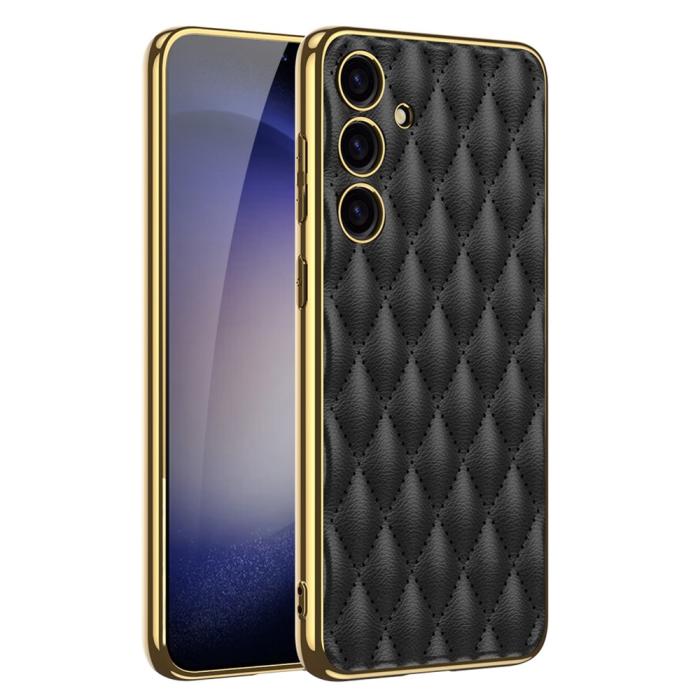 Bild 1, GKK Galaxy S24 Plus Skal Diamond Hybrid Läder Svart