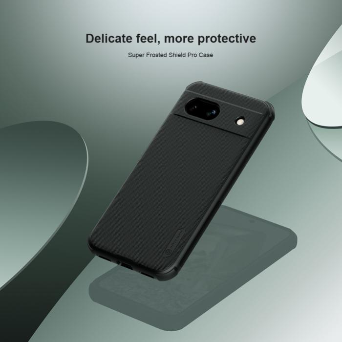 Bild 5, NILLKIN Google Pixel 8A Skal Frosted Shield Pro Svart