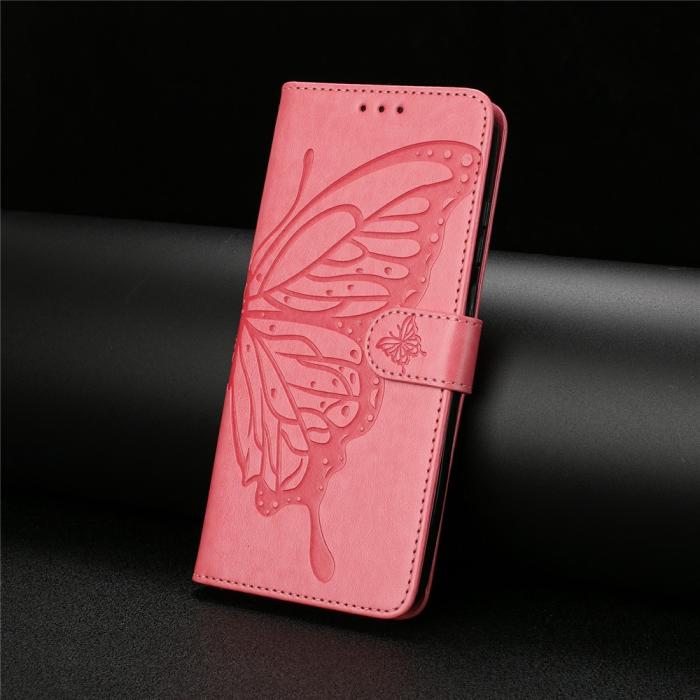 Bild 6, Samsung Galaxy S26 Fodral Fjäril Tryck Rosa
