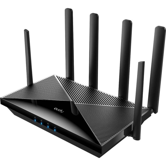 Bild 2, Cudy 4G Router LT18 Cat 18 AX1800 Gigabit Dual-SIM Svart