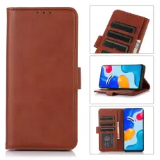 iPhone 15 Pro Max Fodral L&auml;der Brun