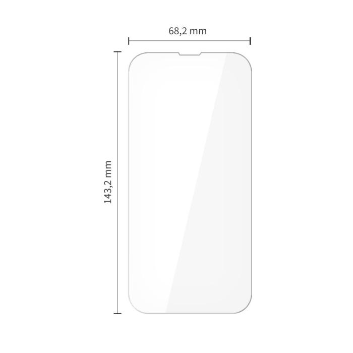 Bild 2, Tech-Protect iPhone 17e/16e/14/13/13 Pro 10-PACK Skärmskydd Härdat Glas