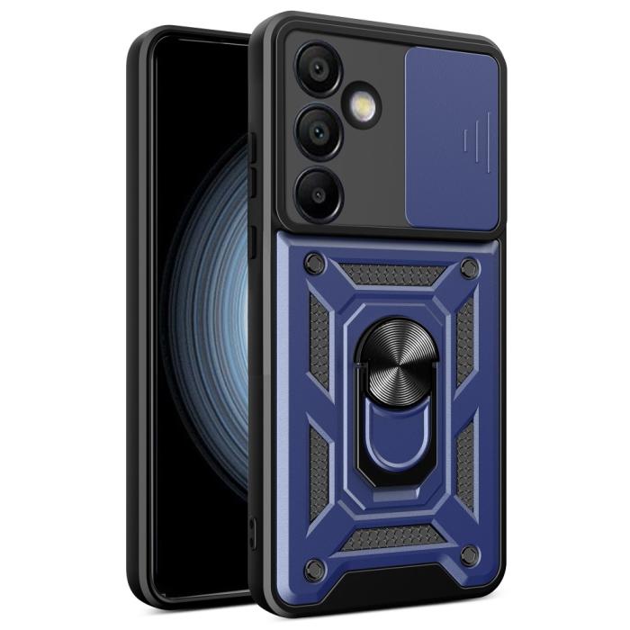 Bild 1, Samsung Galaxy S24 FE Skal CamShield Ring Hybrid Mörk Blå
