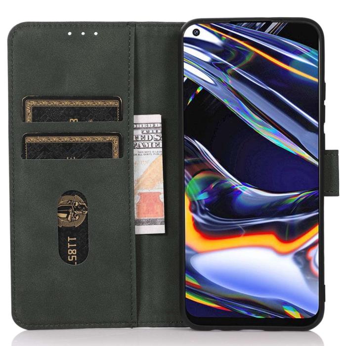 Bild 3, KHAZNEH Motorola Moto G32 Fodral Läder Grön