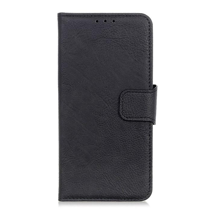 Bild 2, Xiaomi Redmi 9A - Litchi Fodral - Svart