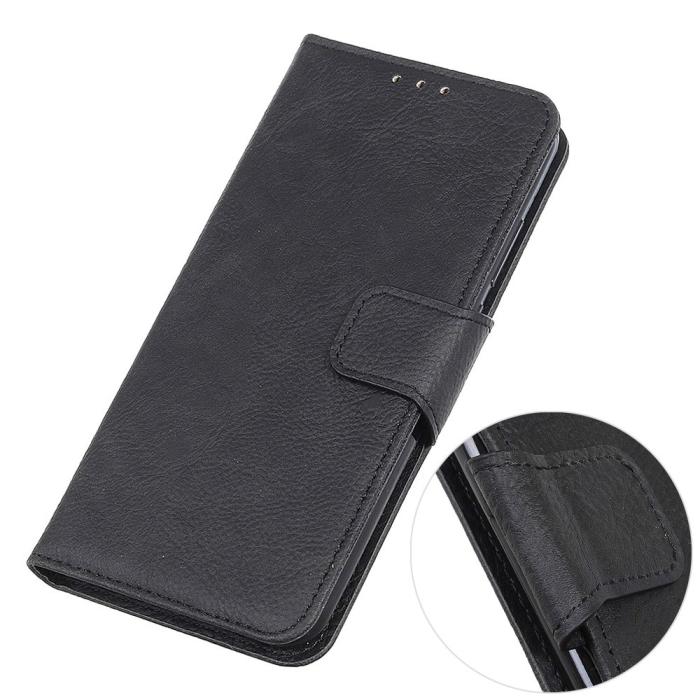 Bild 3, Xiaomi Redmi 9A - Litchi Fodral - Svart
