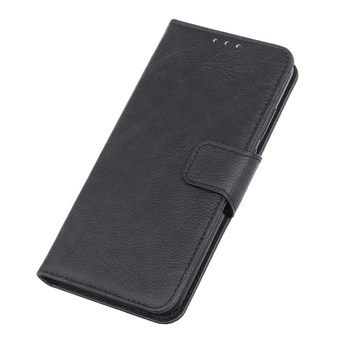 Bild 4, Xiaomi Redmi 9A - Litchi Fodral - Svart