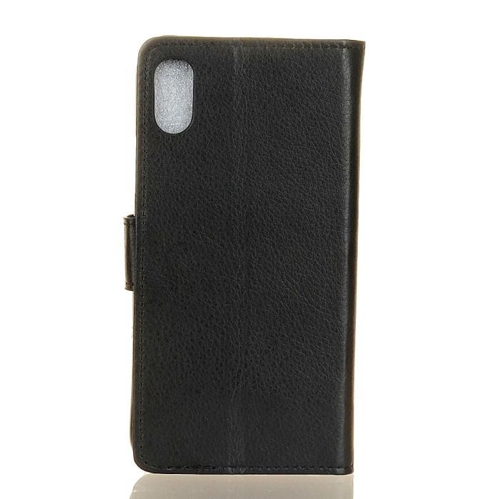 Bild 4, Xiaomi Redmi 9A - Litchi Fodral - Svart