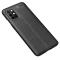 OnePlus 8T / 8T+ - Litchi Textur Skal - Svart