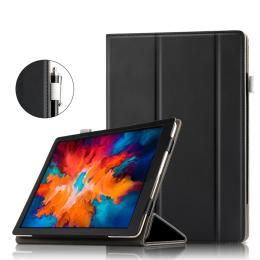 Lenovo Tab P11 Pro - Tri-Fold Fodral Med Pennhållare - Svart