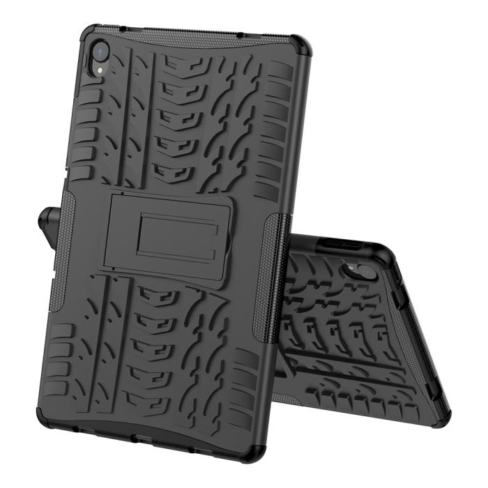 Bild 4, Lenovo Tab P11 / P11 Plus - Rugged Kickstand Armor - Svart
