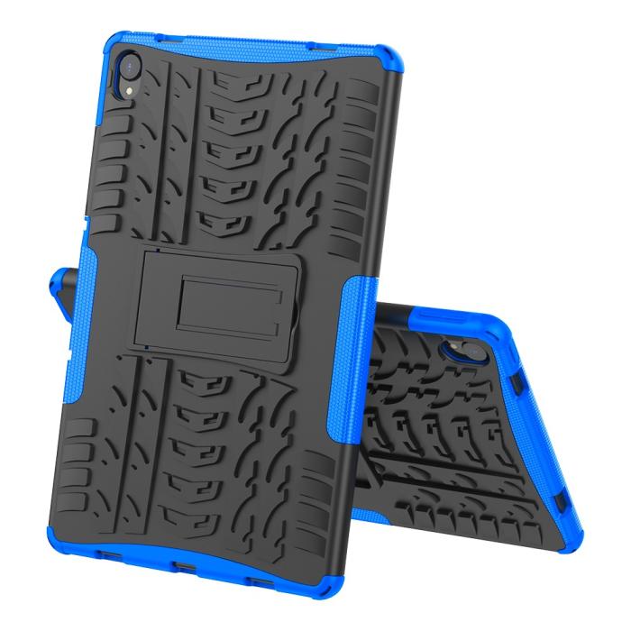 Bild 4, Lenovo Tab P11 / P11 Plus - Rugged Kickstand Armor - Blå