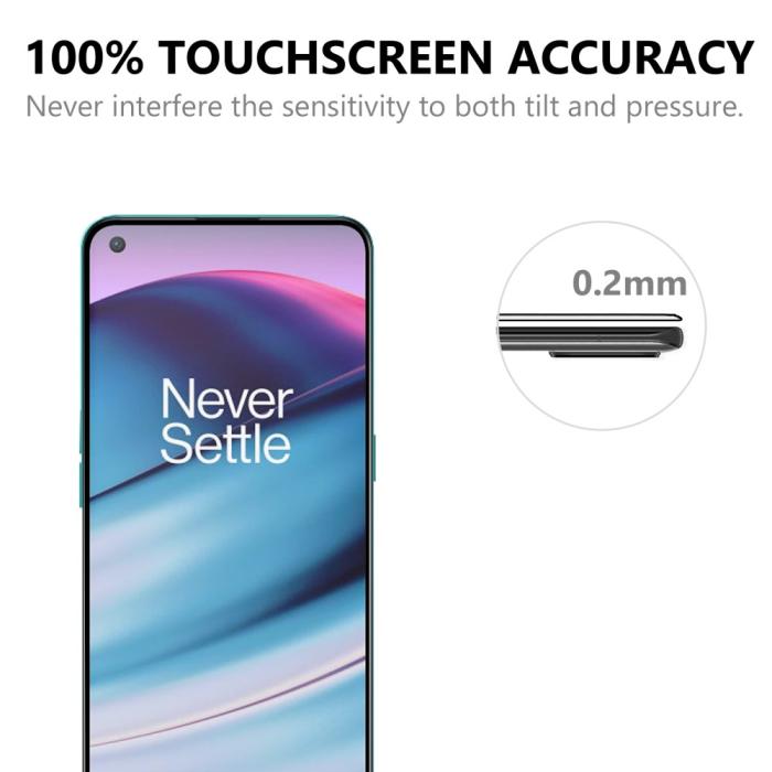 Bild 6, OnePlus Nord CE 5G - Heltäckande Skärmskydd I Härdat Glas