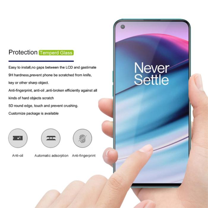 Bild 2, OnePlus Nord CE 5G - MOCOLO Heltäckande Skärmskydd I Härdat Glas