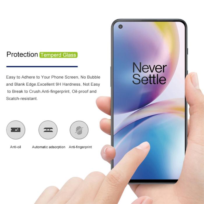 Bild 6, AMORUS OnePlus Nord 2T 5G / Nord 2 5G Heltäckande Skärmskydd